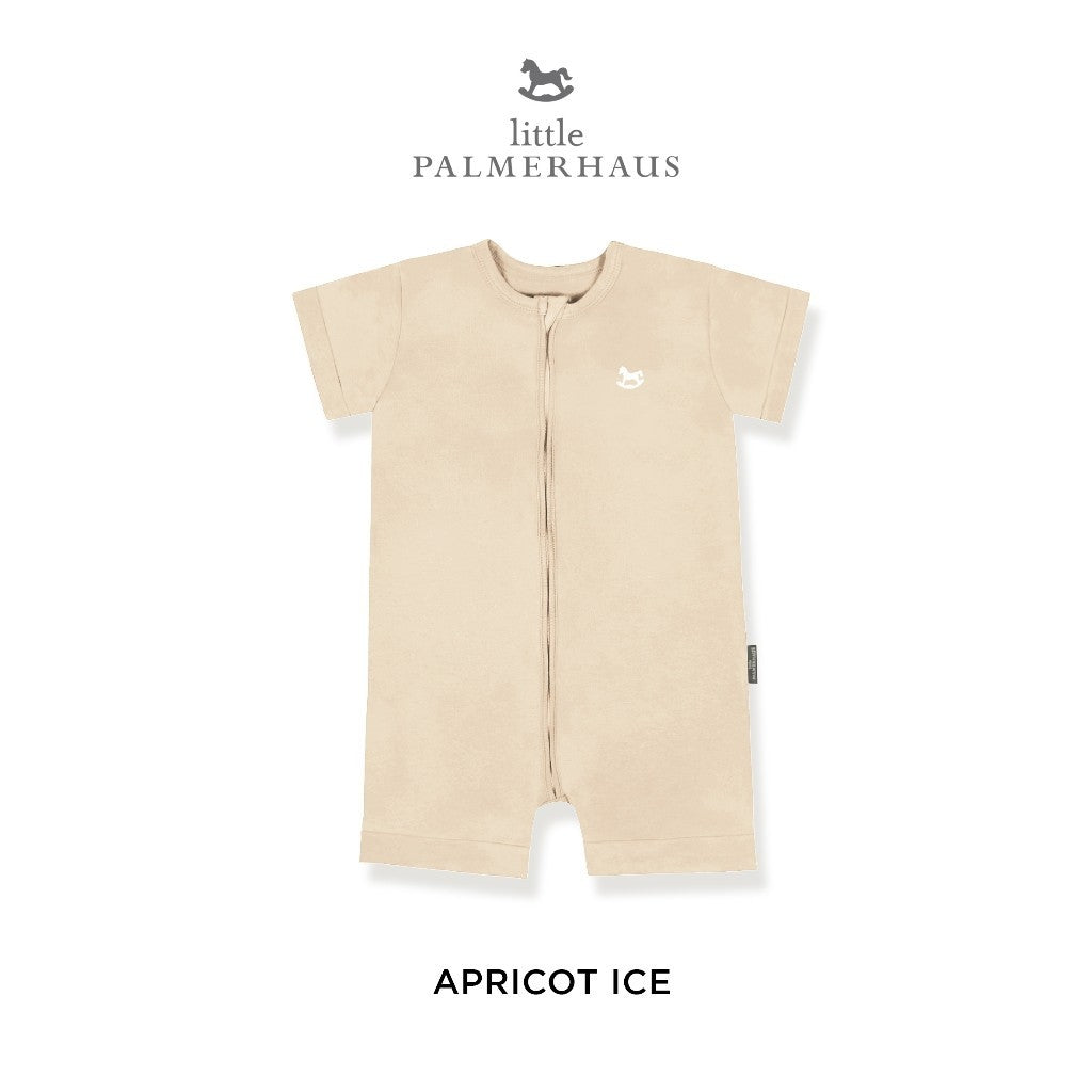 Little Palmerhaus - Baby Zippy Playsuit 9.0 (Jumper Bayi Lengan Pendek)