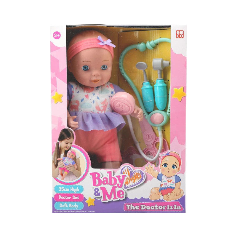 Mainan Boneka EMCO Baby & Me The Doctor Is In Mainan Bayi Dokter