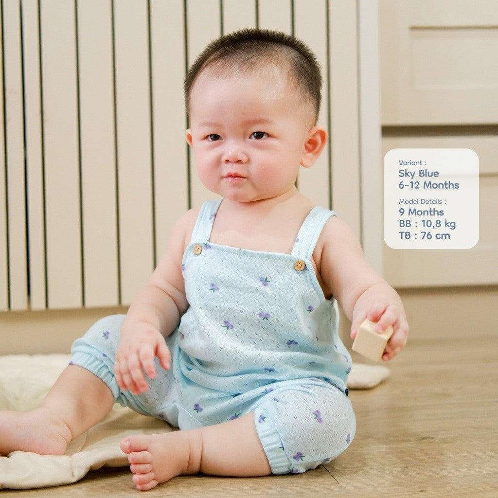 Nice Kids - Pointelle Baby Romper (Jumper Bayi New Born Unisex 0-12 Bulan)