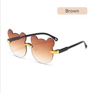 Kyopta Kacamata anak bentuk telinga beruang Kacamata hitam anak import kids sunglasses
