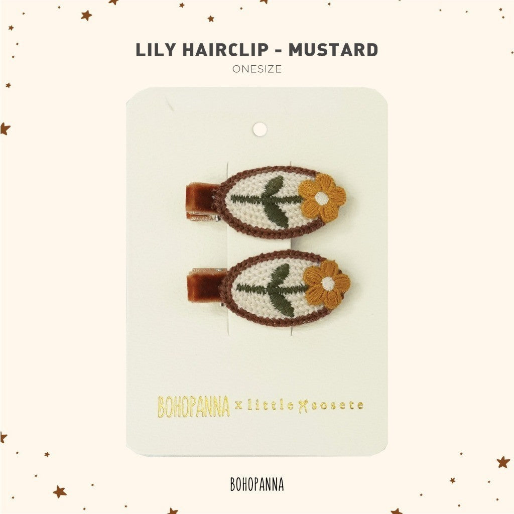 BOHOPANNA - LILY HAIRCLIP - Jepitan Rambut Anak Perempuan