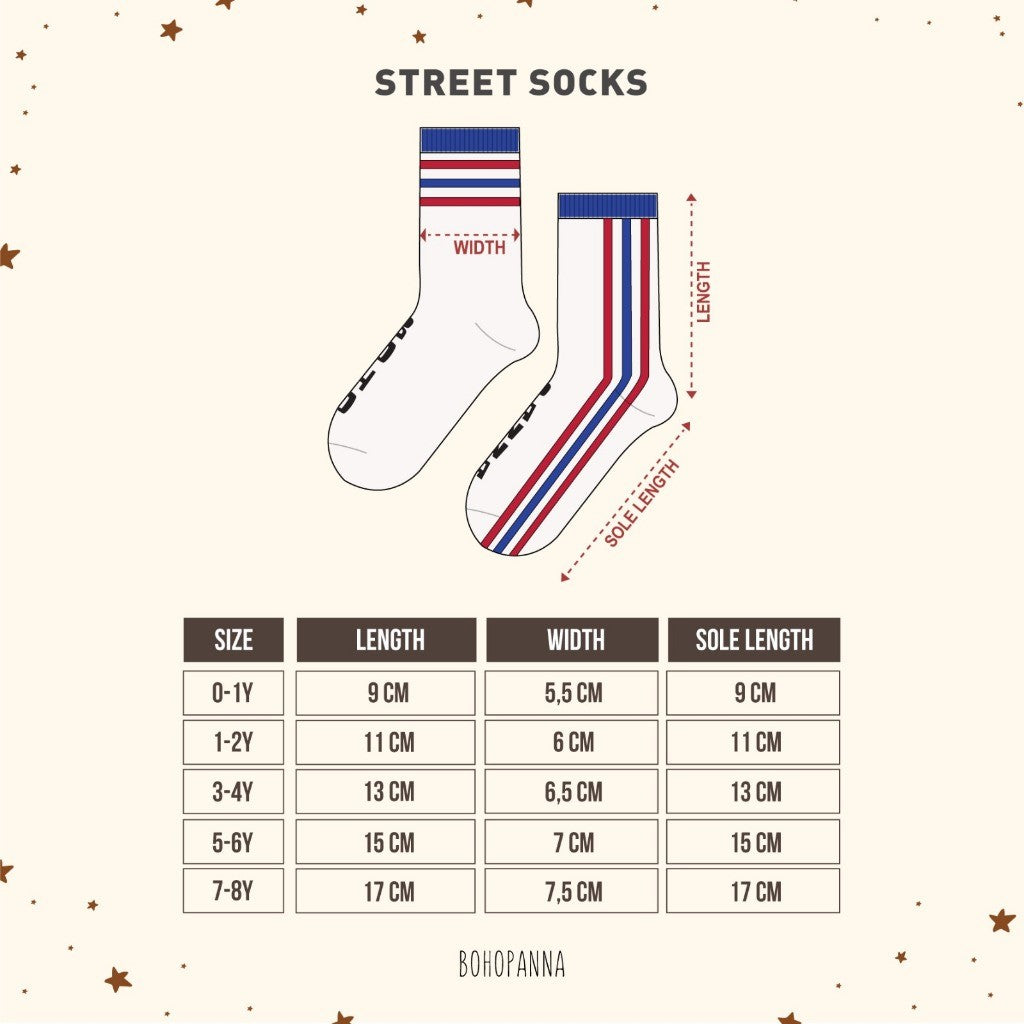 BOHOPANNA - STREET SOCK - Kaos Kaki Anak