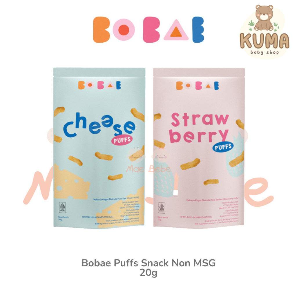 Bobae Puffs Snack Cemilan Anak Tanpa MSG 20g