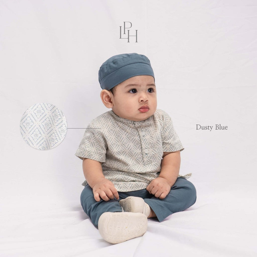 Little Palmerhaus - Rayan Baby Koko Set & Peci - setelan raya koko bayi muslim ramadhan baju lebaran bayi