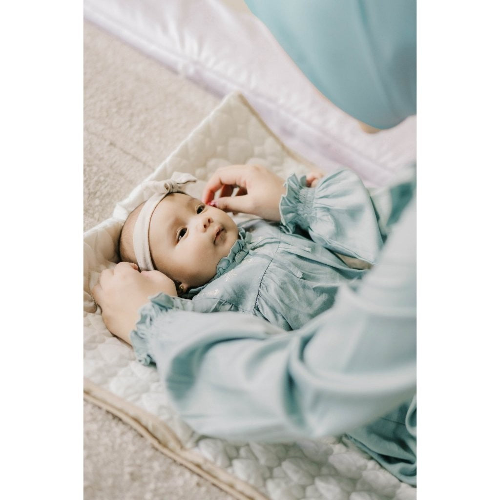 BOHOPANNA - RAYA COLLECTION - ZAHRA BABY DRESS - Dress Muslim Anak - Baju Muslim Anak Perempuan - Dress Anak Perempuan