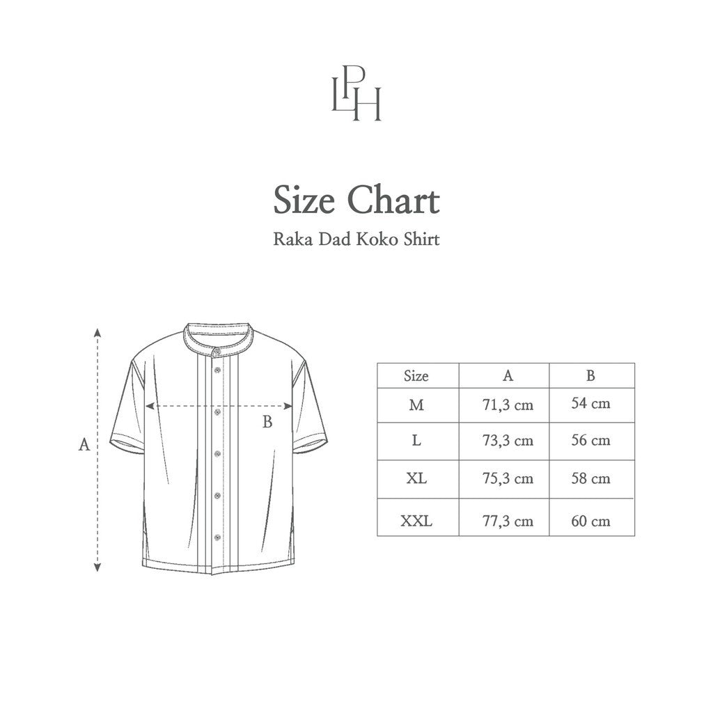 Little Palmerhaus - Baju Lebaran 2025 - Raka Dad Koko Shirt (Baju Koko Pria Dewasa)