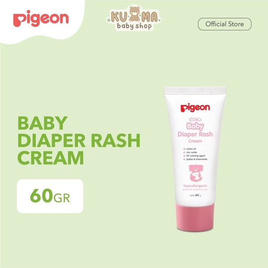PIGEON Baby Diaper Rash Cream 60Gr | CREAM BAYI UNTUK RUAM POPOK