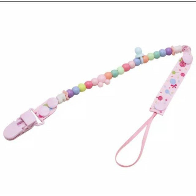 Pacifier&Teether Clipper/Pacifier Holder Chain/Tali Gantungan Empeng POLOS /Rantai Gigitan Bayi