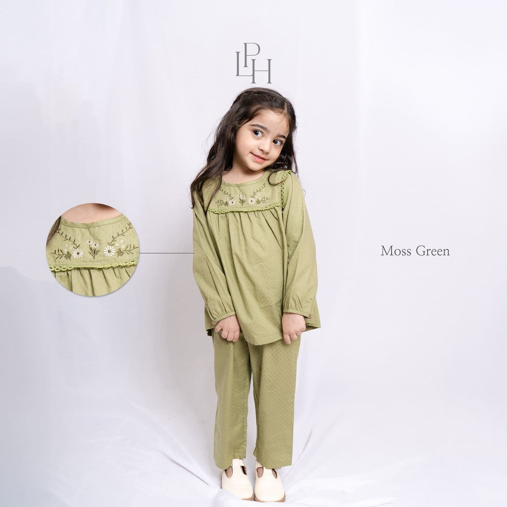 Little Palmerhaus - Baju Lebaran 2025 - Yarra Girl Attire Set (Setelan Tunik Anak Perempuan Usia 1-6 Tahun)