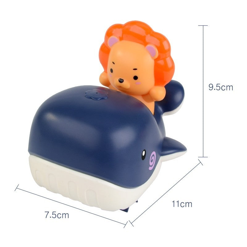 Ingbaby Whale & Funny Lion Splash Water Bath Toys Mainan Mandi Anak
