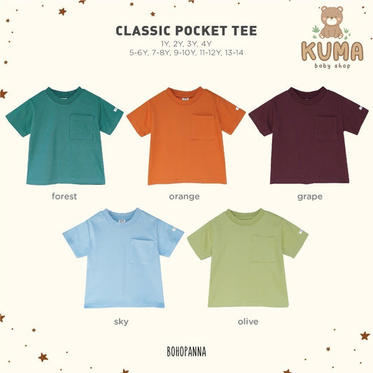 BOHOPANNA - CLASSIC POCKET TEE - Atasan Anak
