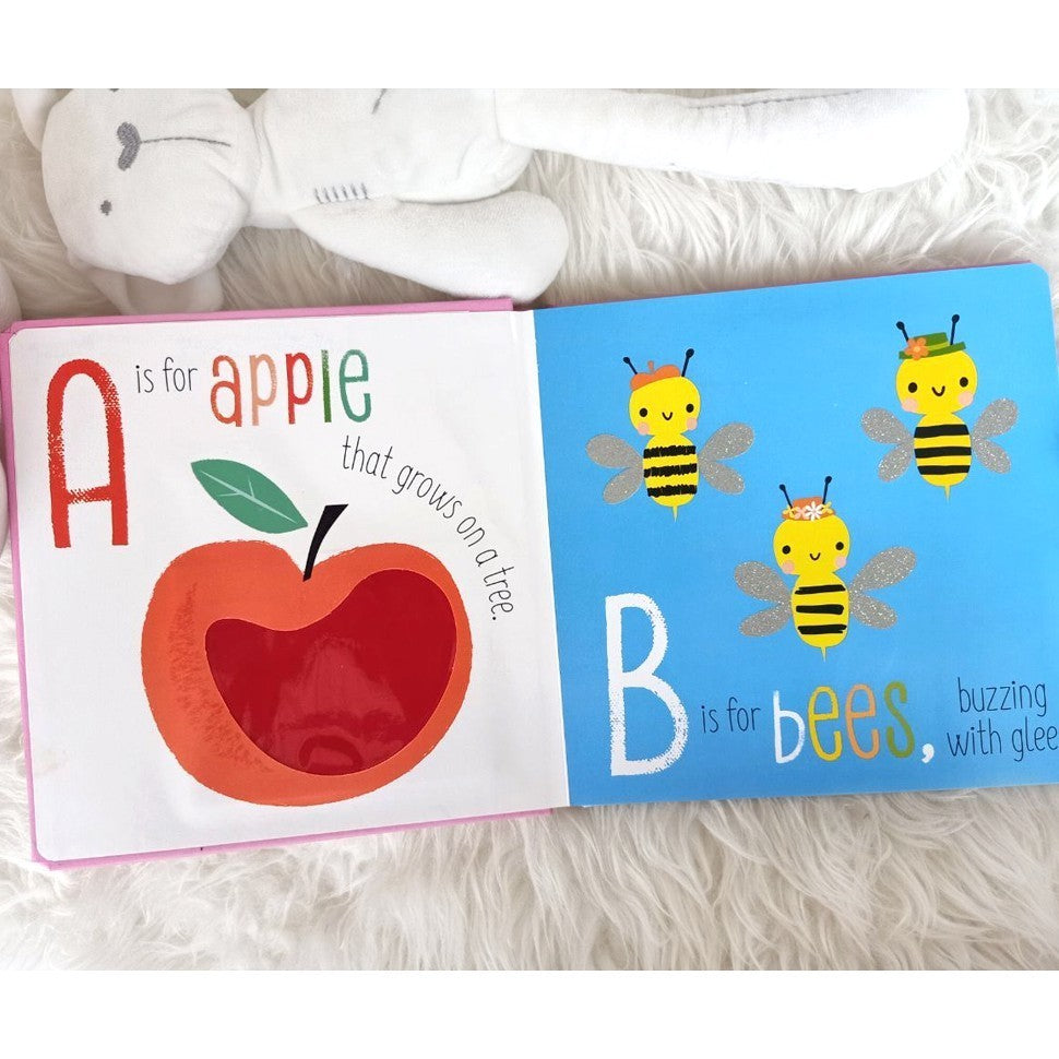 [Make Believe] Busy Bees - U Is For Unicorn Board book (A Touch-and-Feel Alphabet Book!)