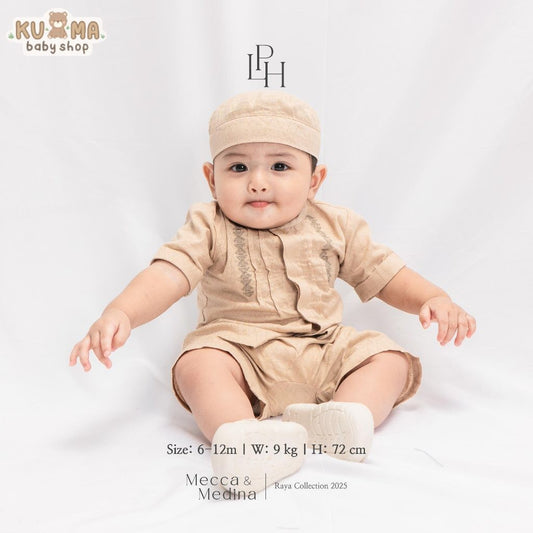Little Palmerhaus - Rayan Baby Koko Set & Peci - setelan raya koko bayi muslim ramadhan baju lebaran bayi