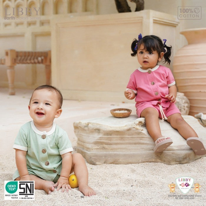 LIBBY Earth Stelan Rocco Set Pendek Celana Pendek Seri 2 (1stel/pack)