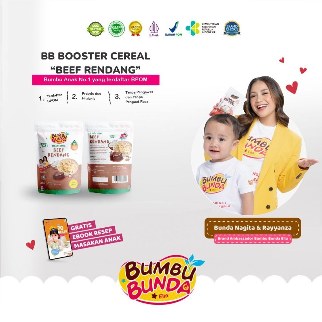 Bumbu Bunda Elia BB Booster Cereal BB Booster MPASI Cereal Mpasi BB Booster