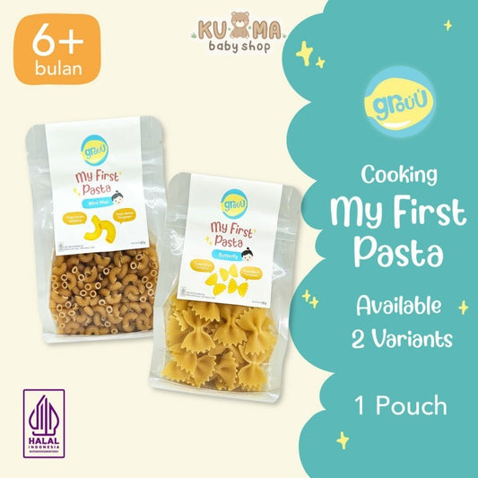 Grouu - My First Pasta ALL VARIAN / Cemilan Bayi MPASI SEHAT / NO MSG