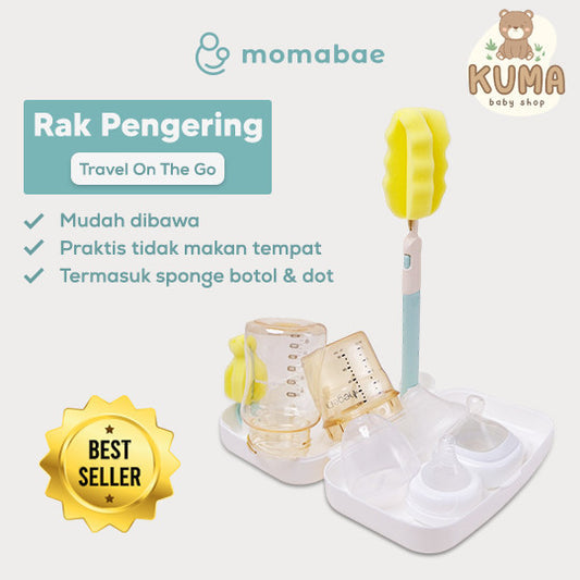 MOMABAE – Rak Pengering Botol Susu Bayi / Rak Botol Susu Bayi / Rak Dot Botol Susu Drying Rack Travel on the Go
