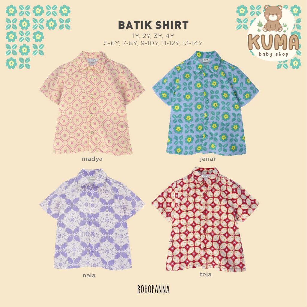BOHOPANNA - BATIK SHIRT - BATIK - Atasan Batik Anak Laki-Laki