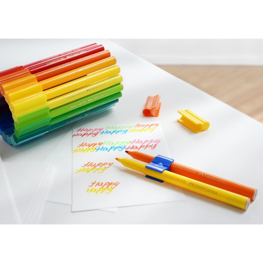 Faber-Castell Connector Pen 10 Faber Castell Spidol Anak Connect isi 10