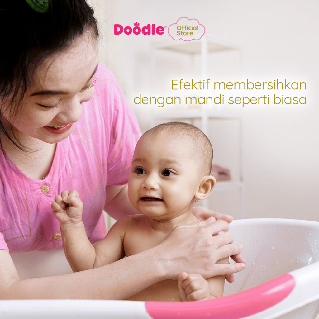 Doodle Baby Gentle Wash (The Sibin: a duck method) | Sabun Mandi Bayi Mandi Biasa dan Mandi Kering (Mandi Bebek) | 150ml
