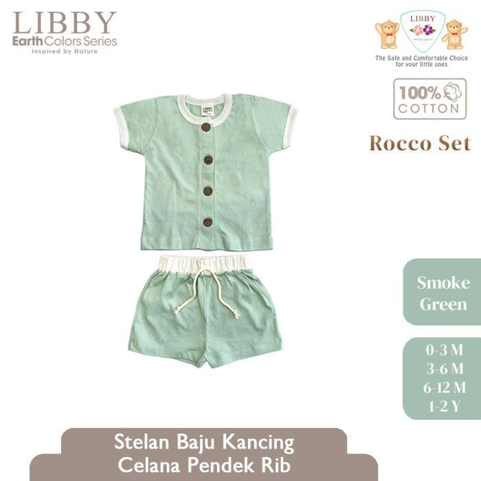 LIBBY Earth Stelan Rocco Set Pendek Celana Pendek Seri 2 (1stel/pack)