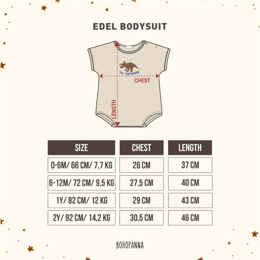 BOHOPANNA - EDEL BODYSUIT - Jumper Anak