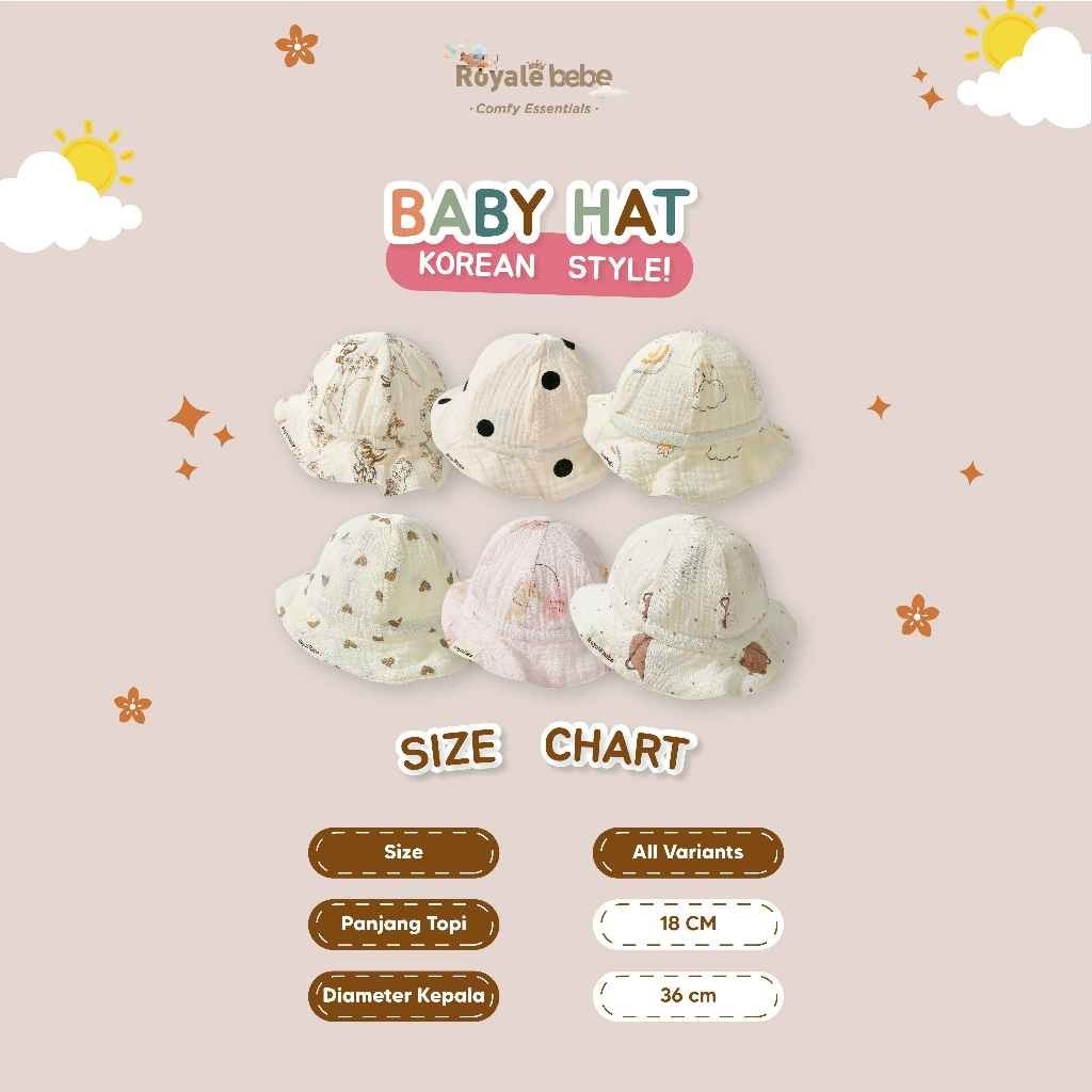 Royale Bebe - Topi Anak (Baby Hat)