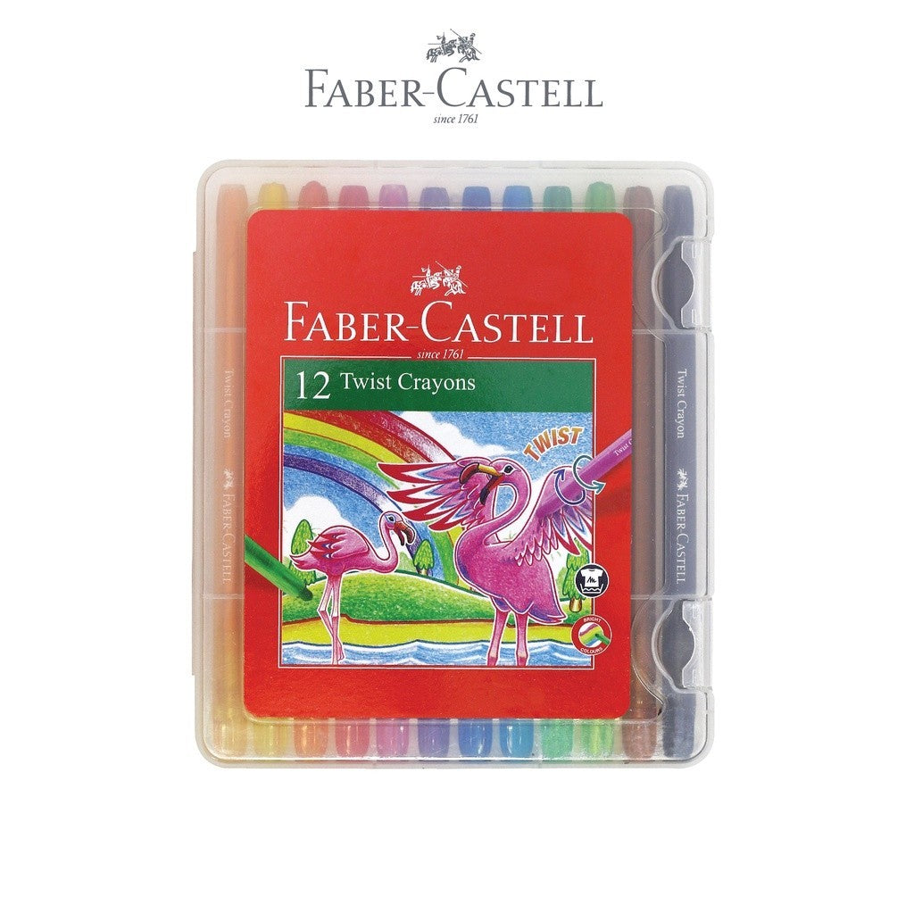 Faber-Castell Twist Crayon set 12 Krayon Set Anak TK