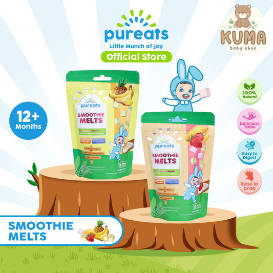 Pureats Smoothie Melts  - Snack Yogurt Buah Camilan Bayi