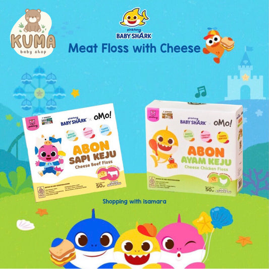 Pinkfong Baby Shark X OMO! Abon Sapi Keju dan Ayam Keju