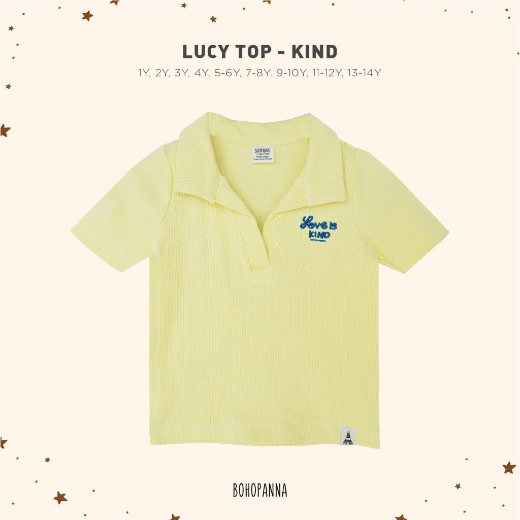 BOHOPANNA - LUCY TOP - Atasan Anak Perempuan - Atasan Polo