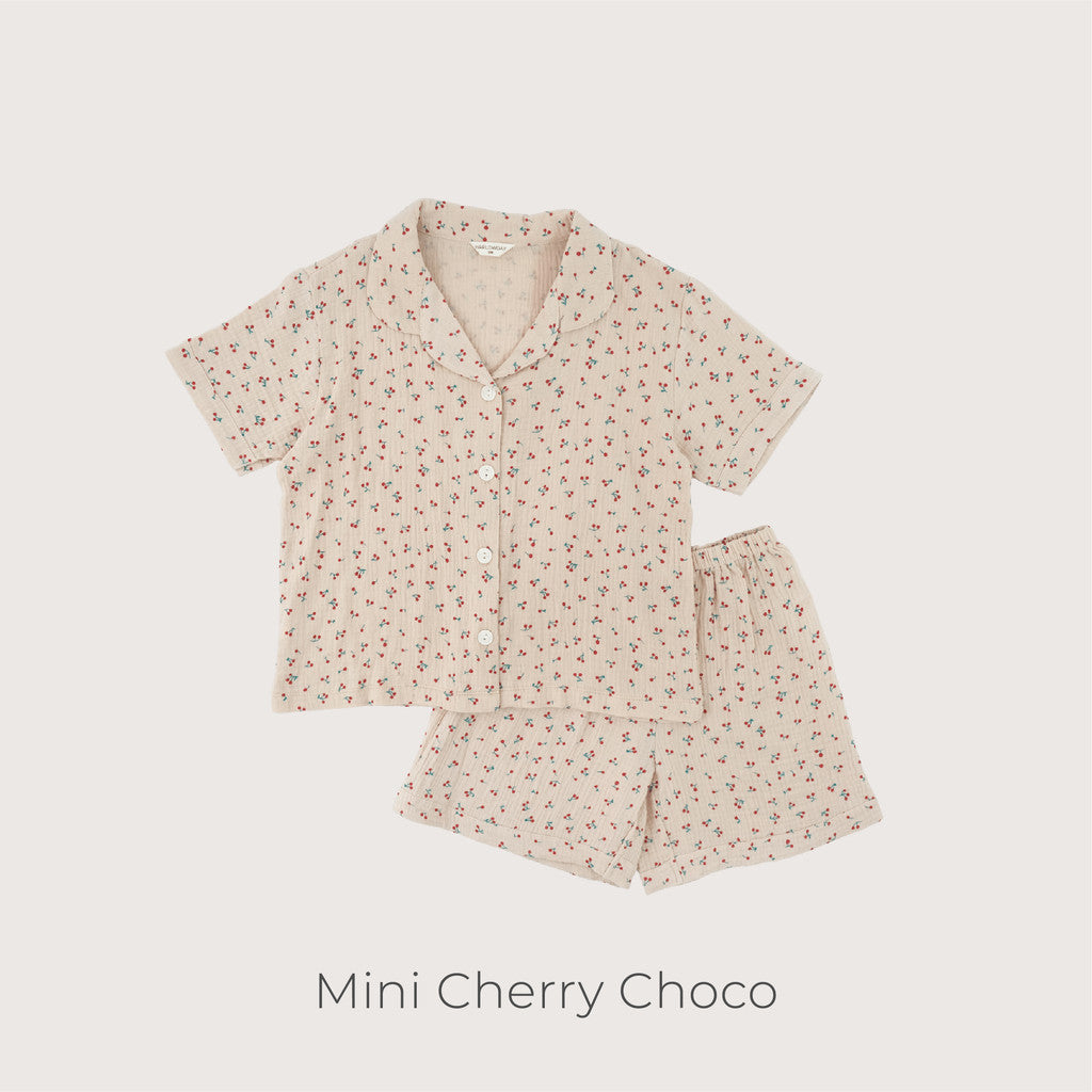 Harlow Kids - NEW Cloud Pajamas for Twenager/ Pajamas Remaja Tweenager/ Pajamas Double Cotton Gauze/Pajamas Anak Perempuan Remaja Tweenager/ Baju Tidur anak Perempuan Remaja Tweenager/ Baju tidur Anak Remaja Tweenager korea