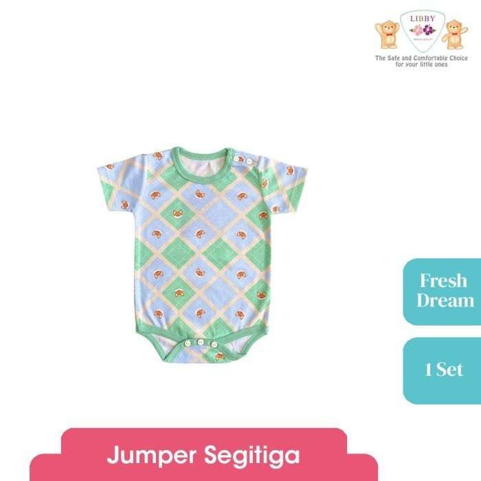 LIBBY Baju Kodok Segitiga Motif Fresh Dreams (1 pcs) - Libby Fox
