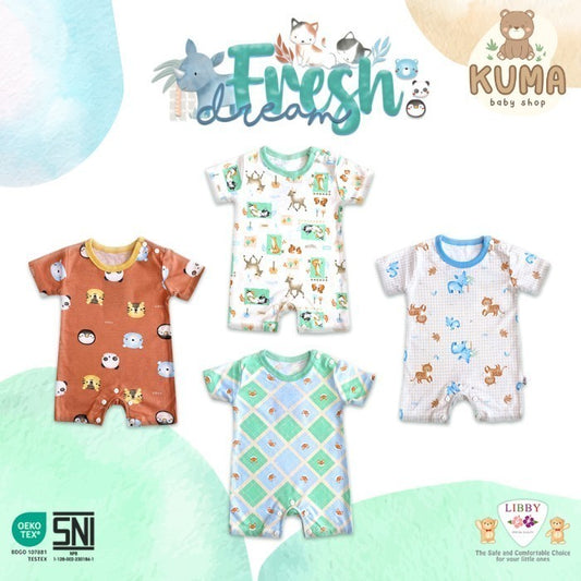 LIBBY Baju Kodok Segiempat Motif Fresh Dream (1 pcs)