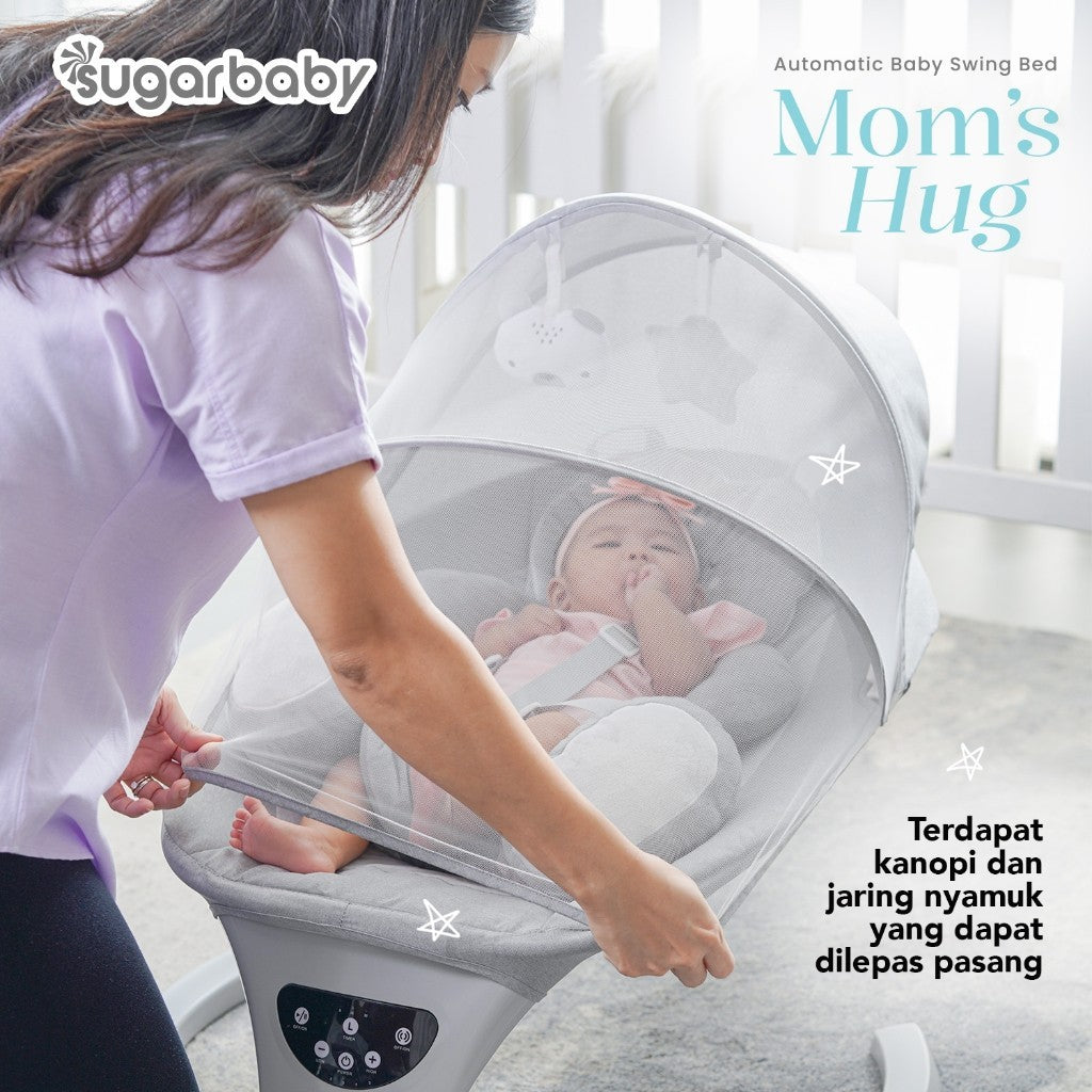 Sugar Baby Moms Hug Automatic Baby Swing Bed/ Ayunan Bayi/ Bouncer Bayi