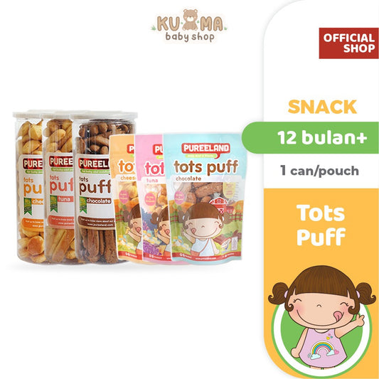 Pureeland Soes Mini MPASI / Baby Puff / MPASI Bayi Organik / Makanan Bayi / Snack Bayi