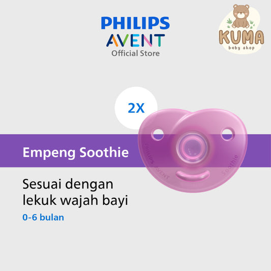 Philips Avent Soother Heart Pink 0-6M SCF099/22 Pacifer Empeng Bayi