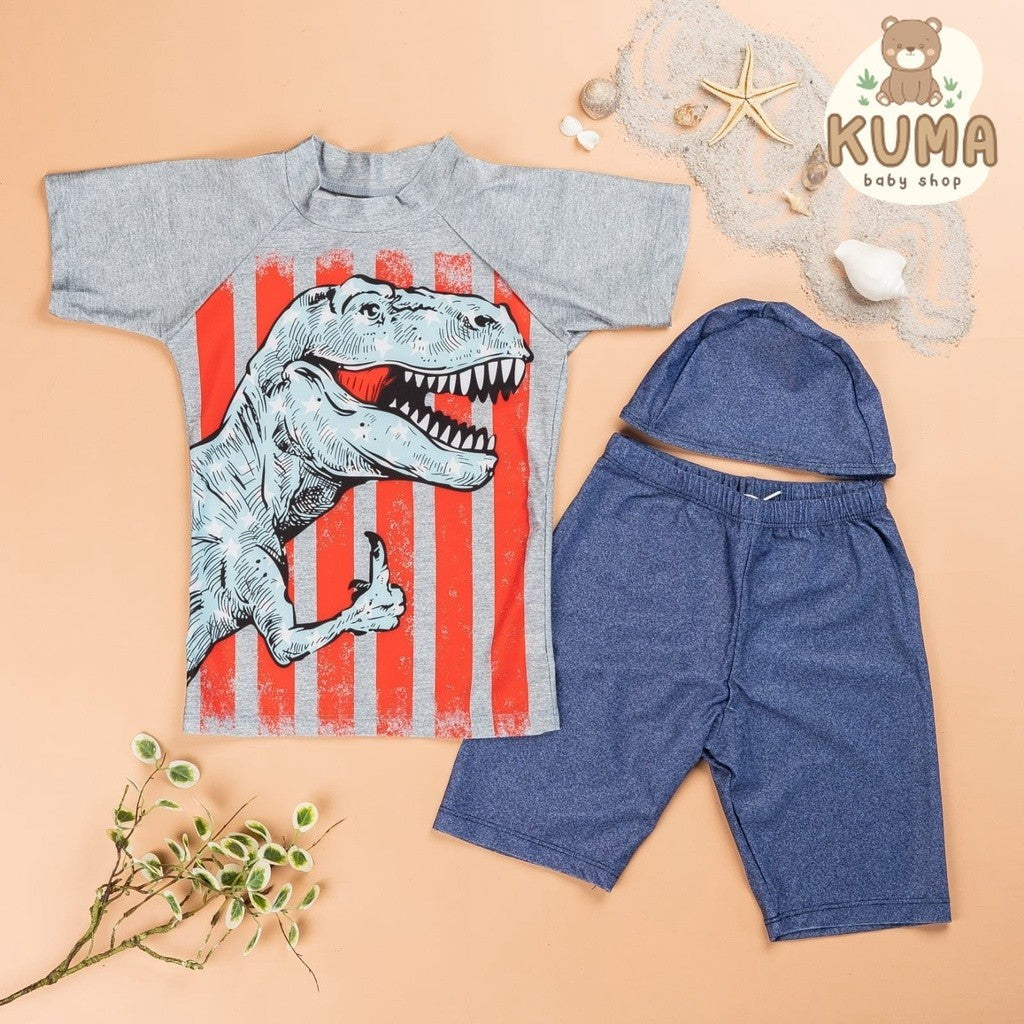 Baju Celana Renang Anak Hello Sun Swim Wear Trex