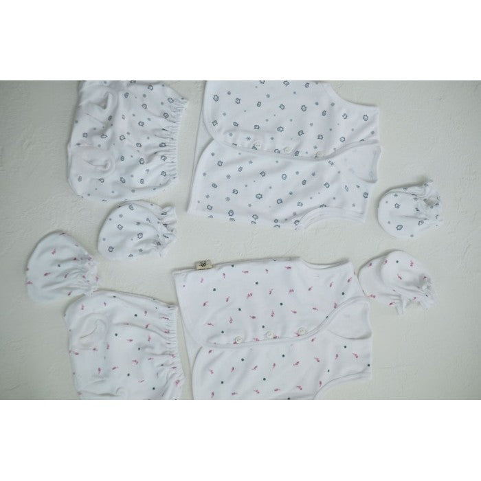 Cocopop Baby COCO Printing Sleveless Button ( Baju Motif Kaos Katun ) Baju Set Bayi Tanpa Lengan