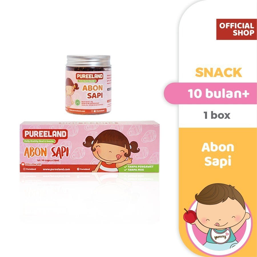 Pureeland Baby Floss / MPASI Bayi Organik / Makanan Bayi / Snack Bayi