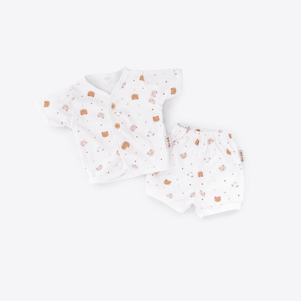 Nice Kids - ARCTIC COLLECTION Short Baby Pajamas (Motif Piyama 0-12 Bulan) Piyama Baju Tidur Anak Bayi Newborn Pattern Motif