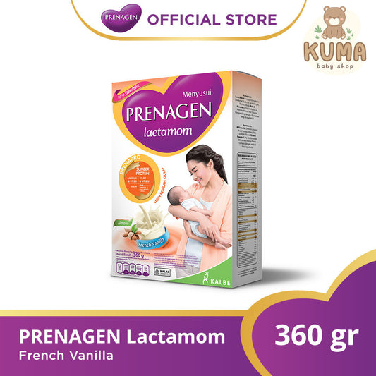 PRENAGEN LACTA FRENCH VANILLA 360GR | PELANCAR ASI | ASI BOOSTER