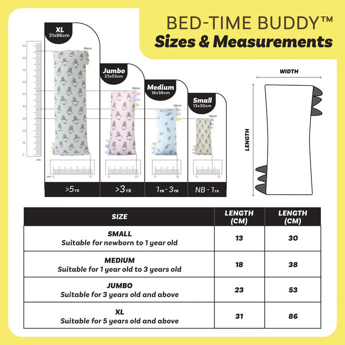 Baabaasheepz Bedtime Buddy Baa Baa in the Universe S/M/L/XL/Jumbo Bantal Anak