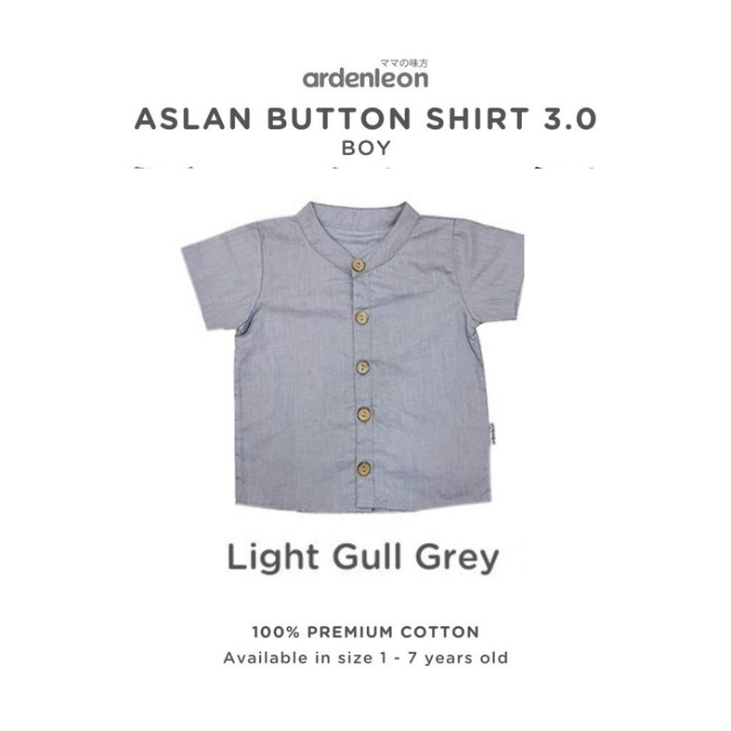 Ardenleon Kemeja Anak Laki Boy Aslan Button Shirt 3.0