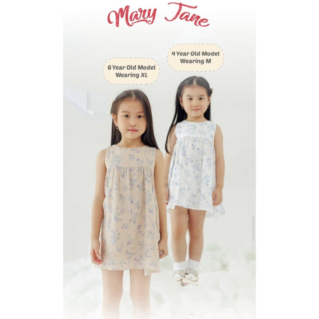 Harlow Kids Mary Jane Dress /  Dress Pesta / Dress Anak Perempuan HarlowKids