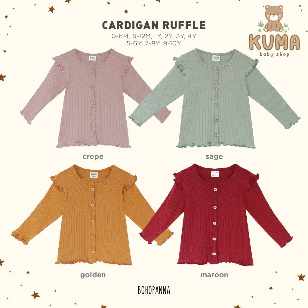 BOHOPANNA - CARDIGAN RUFFLE - Cardigan Anak