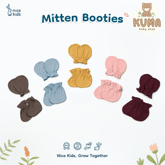 Nice Kids - Mitten Booties (Sarung Tangan & Kaos Kaki Bayi)