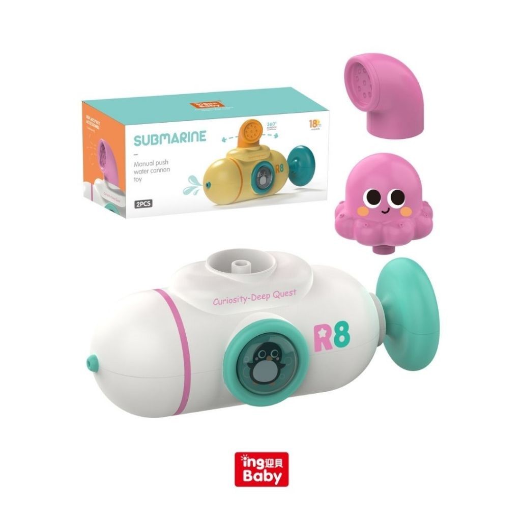 IngBaby Water Gun Splash Water Bath Toys Mainan Mandi Anak Pistol Air