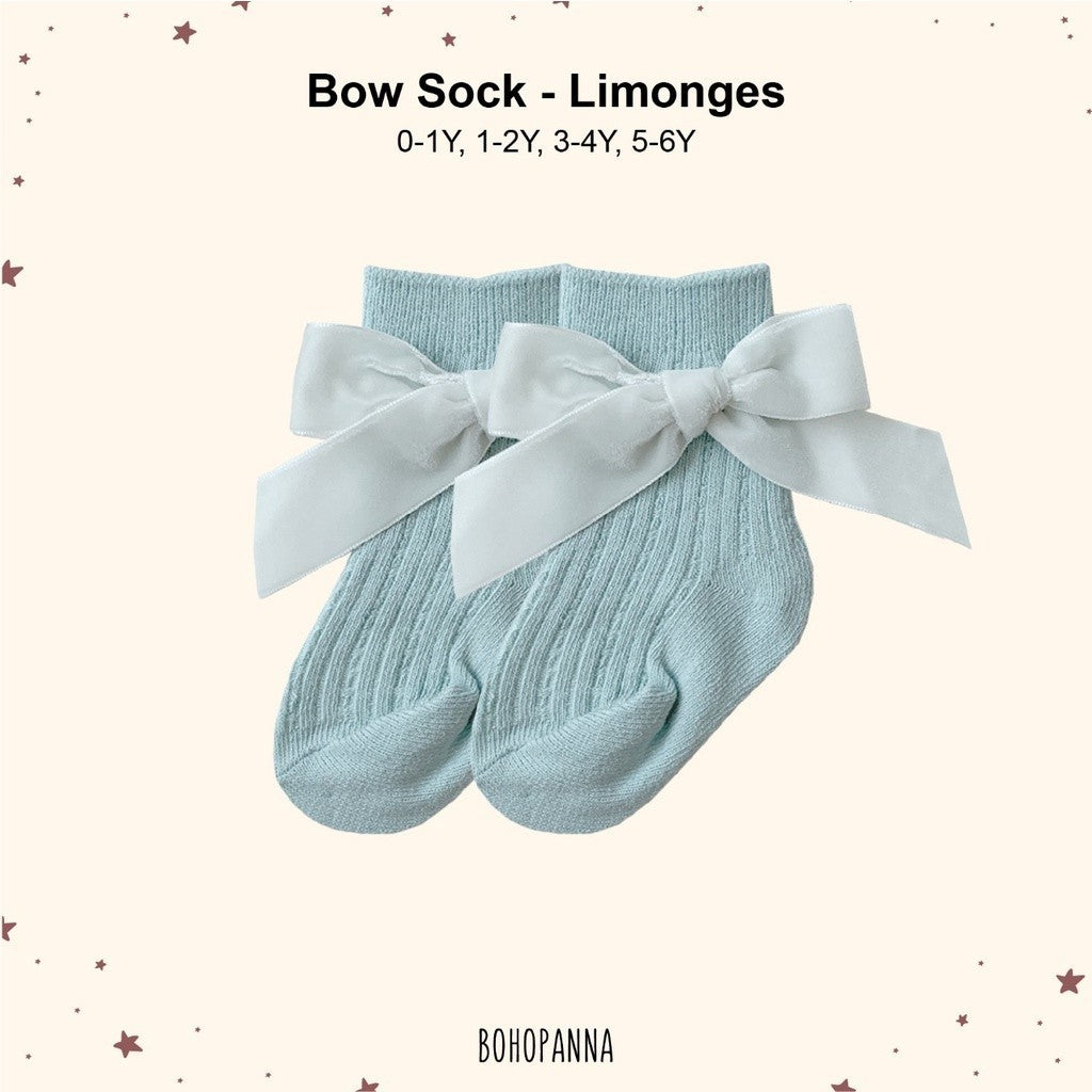 BOHOPANNA - BOW SOCK - Kaos Kaki Bayi Anak Perempuan