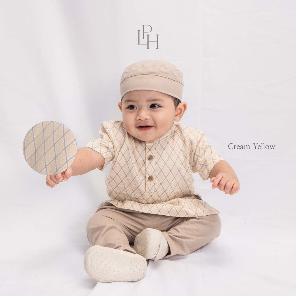 Little Palmerhaus - Rayan Baby Koko Set & Peci - setelan raya koko bayi muslim ramadhan baju lebaran bayi